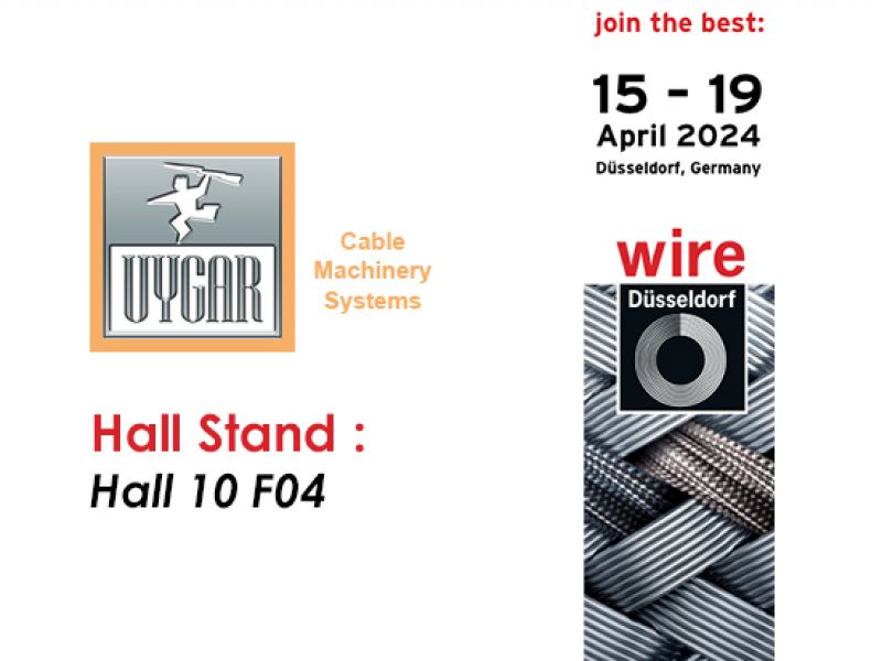 Wire&Tube 2024 fuarında 10F04 standımızda bize katılın.